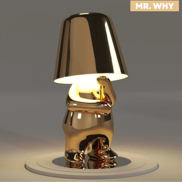 ThinkerLamp Mr.What ゴールド-